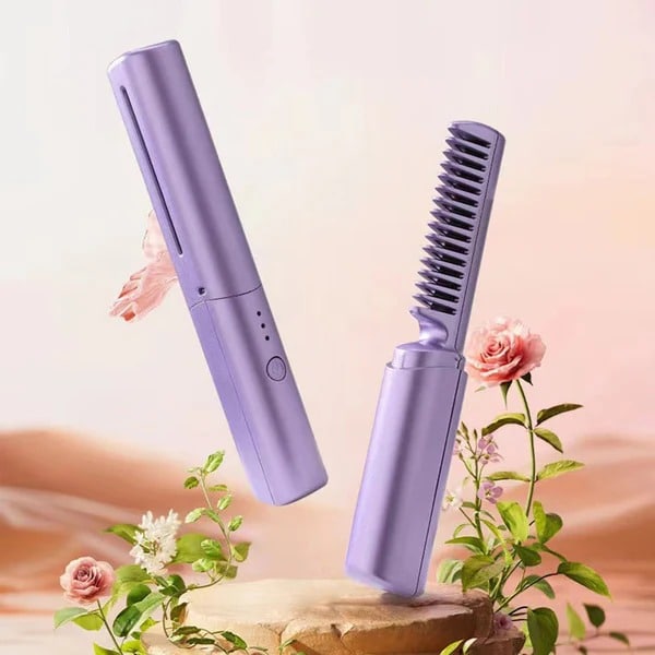 rechargeable hair comb 2 in 1 (random color) rechargeable hair comb 2 in 1 (random color)