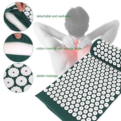 acupressure mat and pillow set ideal for back and neck pain relief,stress reliever,muscle relaxation and massage acupressure mat and pillow set ideal for back and neck pain relief,stress reliever,muscle relaxation and massage
