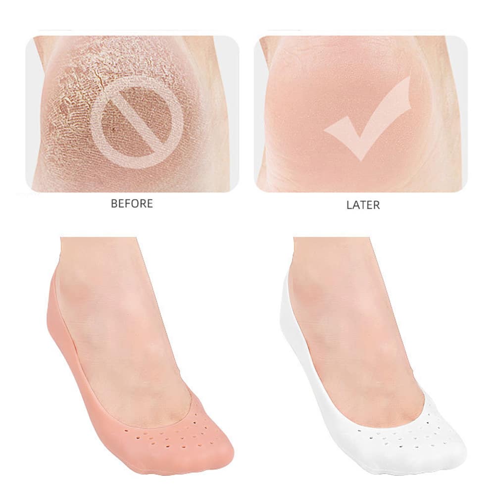 moisturizing anti crack silicone socks for heal cracks and pain relief moisturizing anti crack silicone socks for heal cracks and pain relief