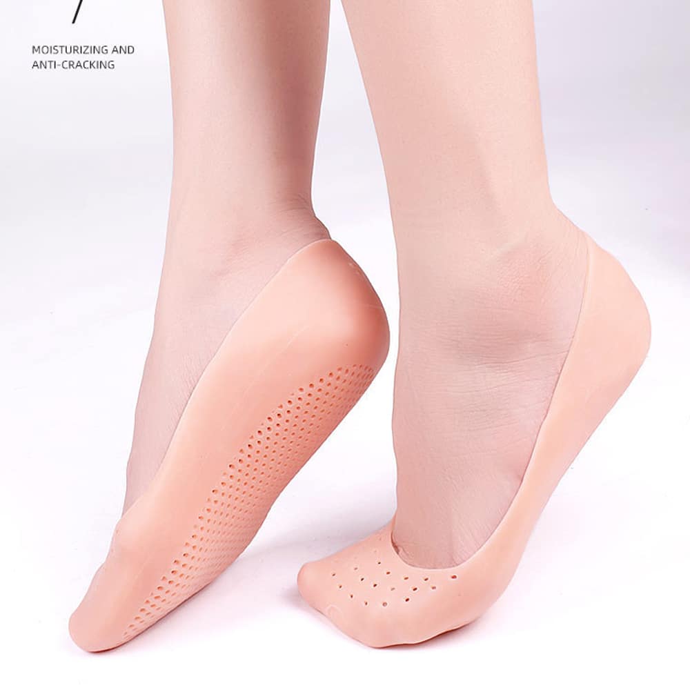 moisturizing anti crack silicone socks for heal cracks and pain relief moisturizing anti crack silicone socks for heal cracks and pain relief