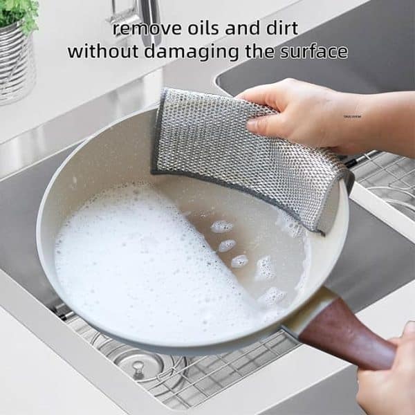 dish washing cleaning cloth | wire dish washing rugs for kitchen dishes dish washing cleaning cloth | wire dish washing rugs for kitchen dishes
