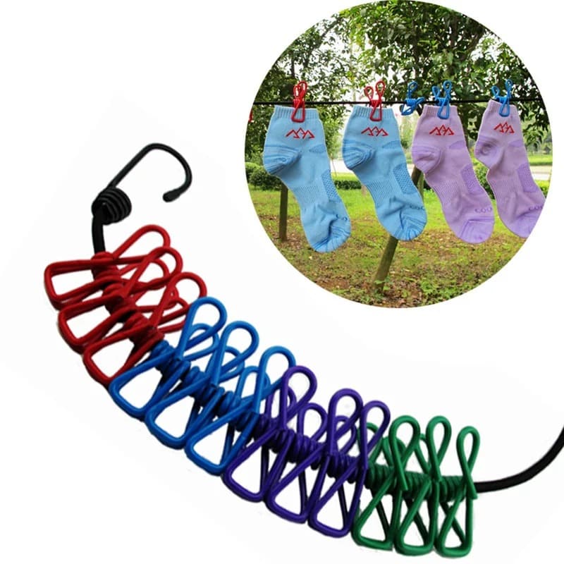 elastic clothesline rope hang 185cm portable clothesline elastic clothesline rope hang 185cm portable clothesline