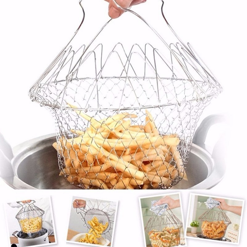 chef basket kitchen fry basket stainless steel frying basket chef basket kitchen fry basket stainless steel frying basket
