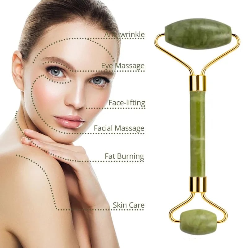 face massager roller natural jade stone face massager roller natural jade stone