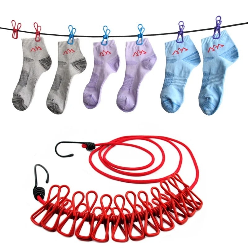 elastic clothesline rope hang 185cm portable clothesline elastic clothesline rope hang 185cm portable clothesline