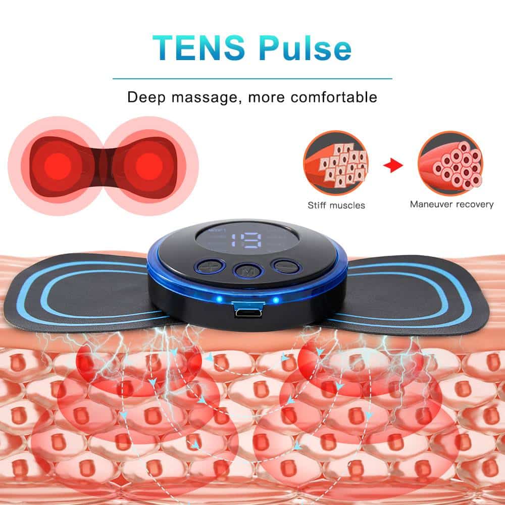 lcd display ems neck massage electric massager cervical neck back patch 8 mode pulse muscle stimulator portable relief pain lcd display ems neck massage electric massager cervical neck back patch 8 mode pulse muscle stimulator portable relief pain